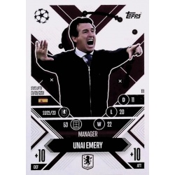 Unai Emery Manager Career Aston Villa 111