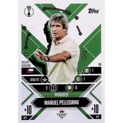 Manuel Pellegrini Manager Career Real Betis 118