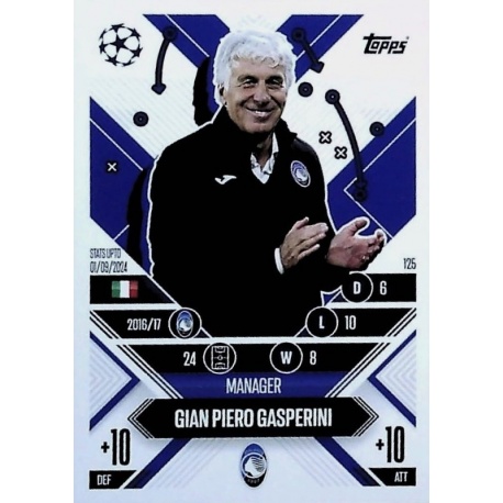Gian Piero Gasperini Manager Career Atalanta 125