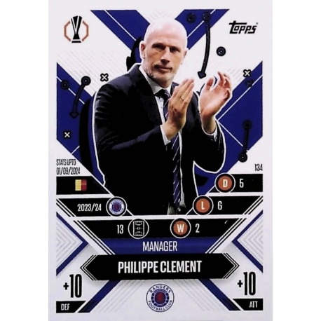 Philippe Clement Manager Career Rangers FC 134