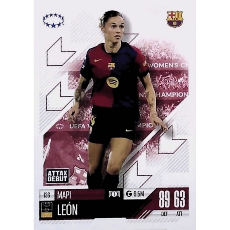 Mapi León UWCL Cards Barcelona 136