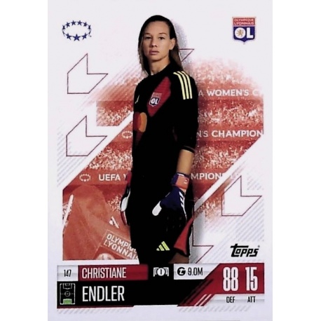 Christiane Endler UWCL Cards Olympique Lyonnais 147