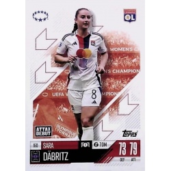 Sara Däbritz UWCL Cards Olympique Lyonnais 150