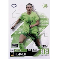 Kathrin Hendrich UWCL Cards VfL Wolfsburg 157