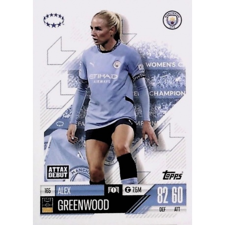 Jill Roord UWCL Cards Manchester City 166