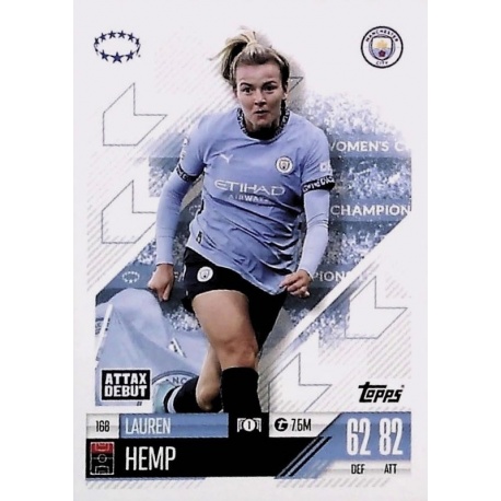 Lauren Hemp UWCL Cards Manchester City 168