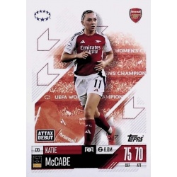 Kate McCabe UWCL Cards Arsenal 170