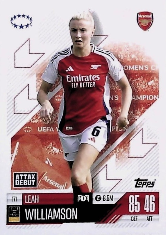 Williamson Arsenal Top Arsenal 2025/26 Straight Fit Away Stadium