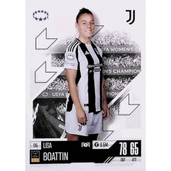 Lisa Boattin UWCL Cards Juventus 175