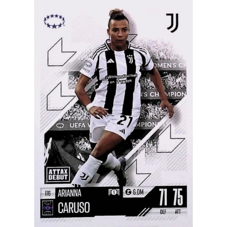 Arianna Caruso UWCL Cards Juventus 176
