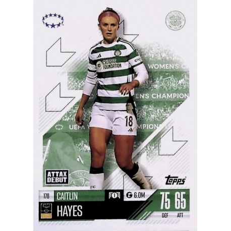 Caitlin Hayes UWCL Cards Celtic FC 178