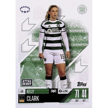 Kelly Clark UWCL Cards Celtic FC 179