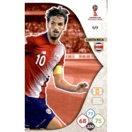 Bryan Ruiz Costa Rica 69 Adrenalyn XL Russia 2018 