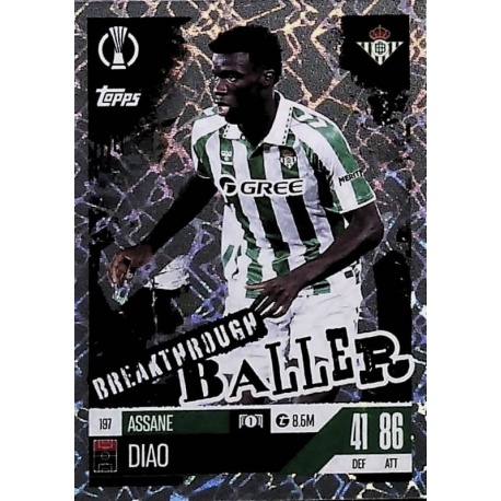 Assane Diao Breakthrough Baller Real Betis 197