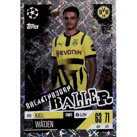Kjell Wätjen Breakthrough Baller Borussia Dortmund 200