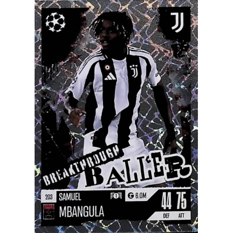 Samuel Mbangula Breakthrough Baller Juventus 203