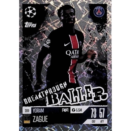 Yoram Zague Breakthrough Baller PSG 209