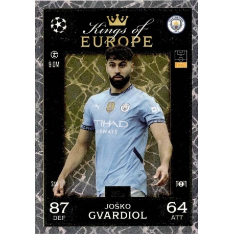 Joško Gvardiol Kings of Europe Manchester City 244