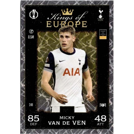 Micky van de Ven Kings of Europe Tottenham Hotspur 248
