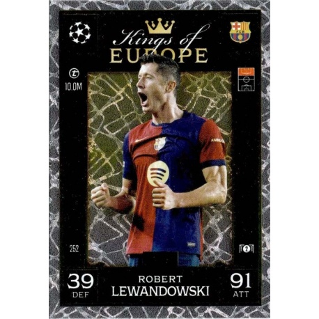 Robert Lewandowski Kings of Europe Barcelona 252