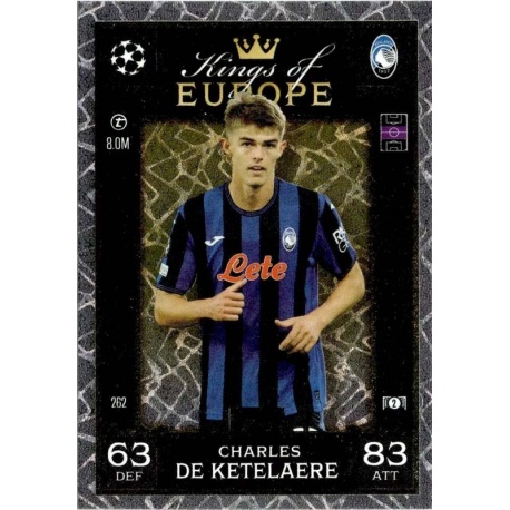 Charles De Ketelaere Kings of Europe Atalanta 262
