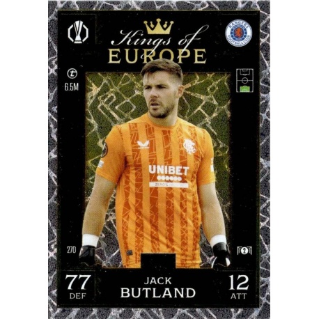 Jack Butland Kings of Europe Rangers FC 270