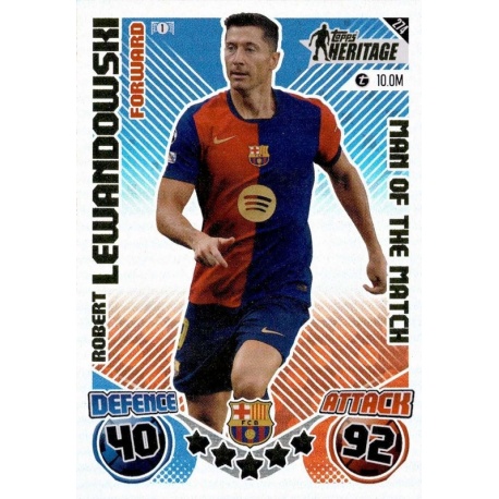 Robert Lewandowski Man of the Match Barcelona 274