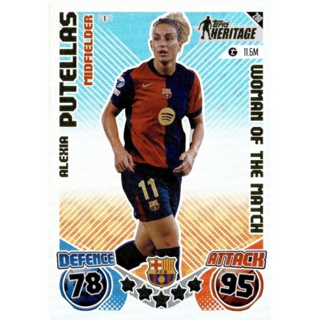Alexia Putellas Woman of the Match Barcelona 280