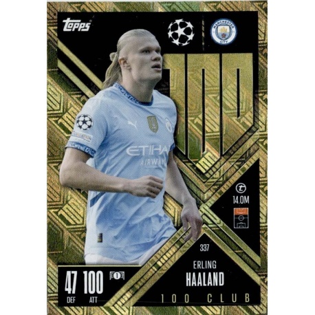 Erling Haaland 100 Club Manchester City 337