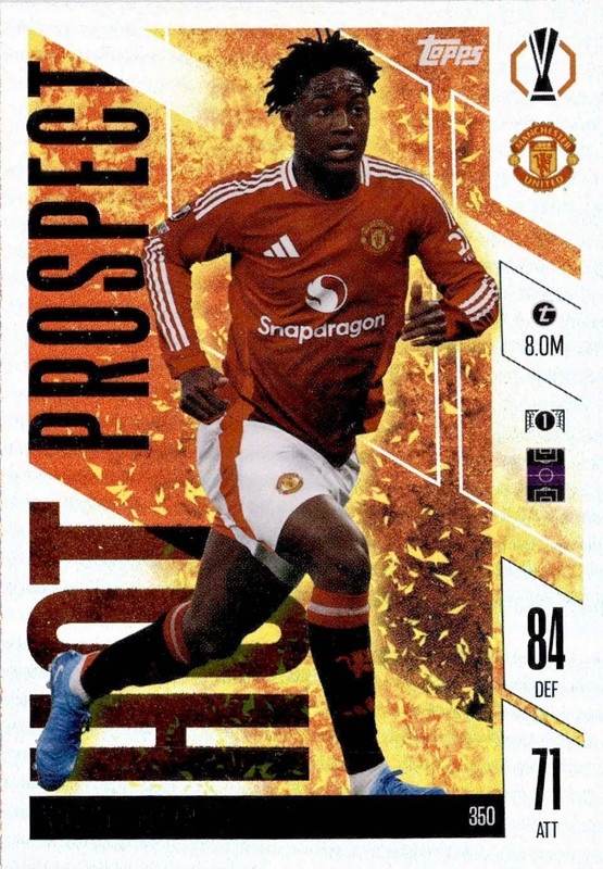 Buy Cards Kobbie Mainoo Hot Prospect Manchester United Topps Match