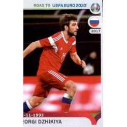 Georgi Dzhikiya Russia 276 Panini Road to UEFA EURO 2020 Sticker Collection