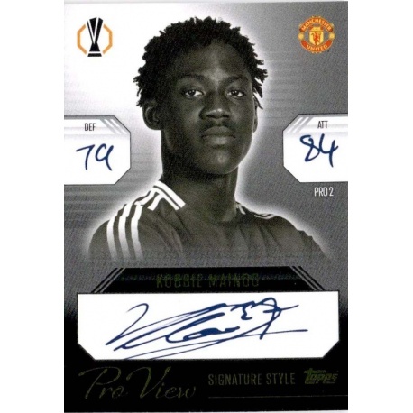 Kobbie Mainoo Pro-View Signature Style Manchester United PRO 2