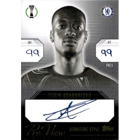 Tosin Adarabioyo Pro-View Signature Style Chelsea PRO 3