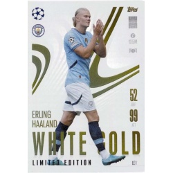 Erling Haaland White Gold Limited Edition Manchester City LE 1