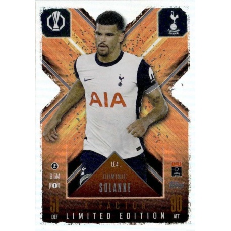 Dominic Solanke X-Factor Limited Edition Tottenham Hotspur LE 4