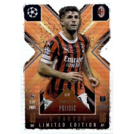 Christian Pulisic X-Factor Limited Edition AC Milan LE 12