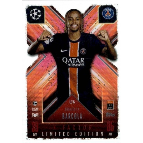 Bradley Barcola X-Factor Limited Edition PSG LE 15