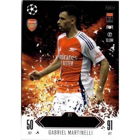 Gabriel Martinelli Explosive Talent Limited Edition Arsenal ET 1