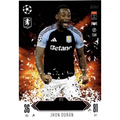 Jhon Durán Explosive Talent Limited Edition Aston Villa ET 2