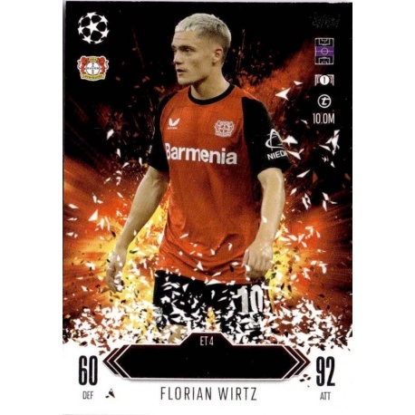 Florian Wirtz Explosive Talent Limited Edition Bayer 04 Leverkusen ET 4