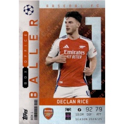 Declan Rice Box Office Ballers Limited Edition Arsenal BOX 1