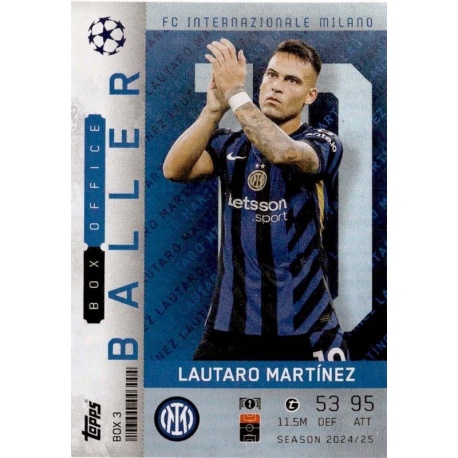 Lautaro Martínez Box Office Ballers Limited Edition Inter Milan BOX 3