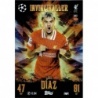 Buy Cards Luis Díaz Invinciballers Limited Edition Liverpool Match Attax Extra 2024/25