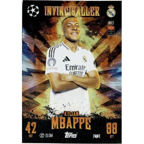 Kylian Mbappé Invinciballers Limited Edition Real Madrid INV 2