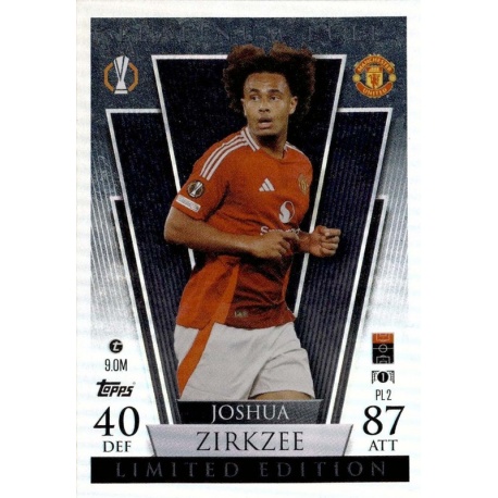 Joshua Zirkzee Platinum Pull Limited Edition Manchester United PL 2