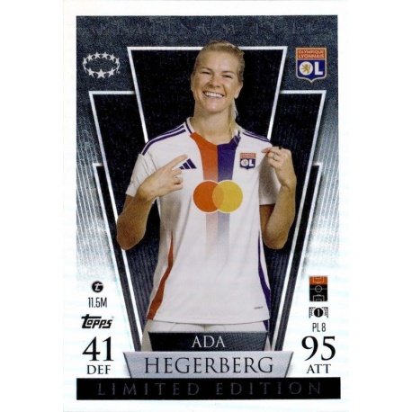 Ada Hegerberg Platinum Pull Limited Edition Olympique Lyonnais PL 8