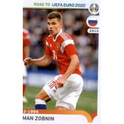 Roman Zobnin Russia 286 Panini Road to UEFA EURO 2020 Sticker Collection