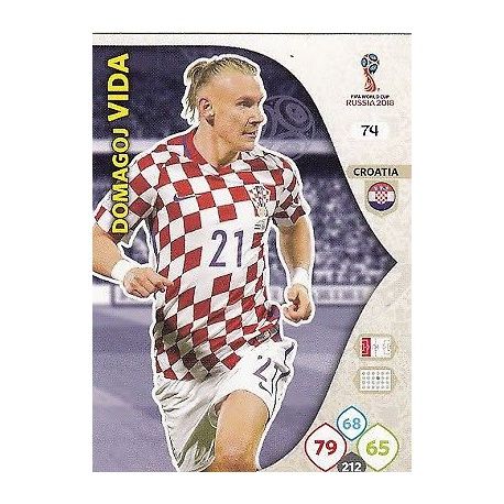 Domagoj Vida Croacia 74 Adrenalyn XL Russia 2018 