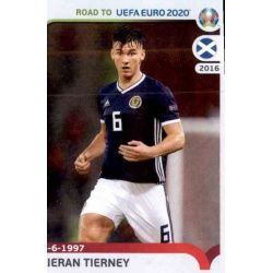 Kieran Tierney Scotland 294 Panini Road to UEFA EURO 2020 Sticker Collection