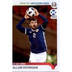 Callum Paterson Scotland 295 Panini Road to UEFA EURO 2020 Sticker Collection